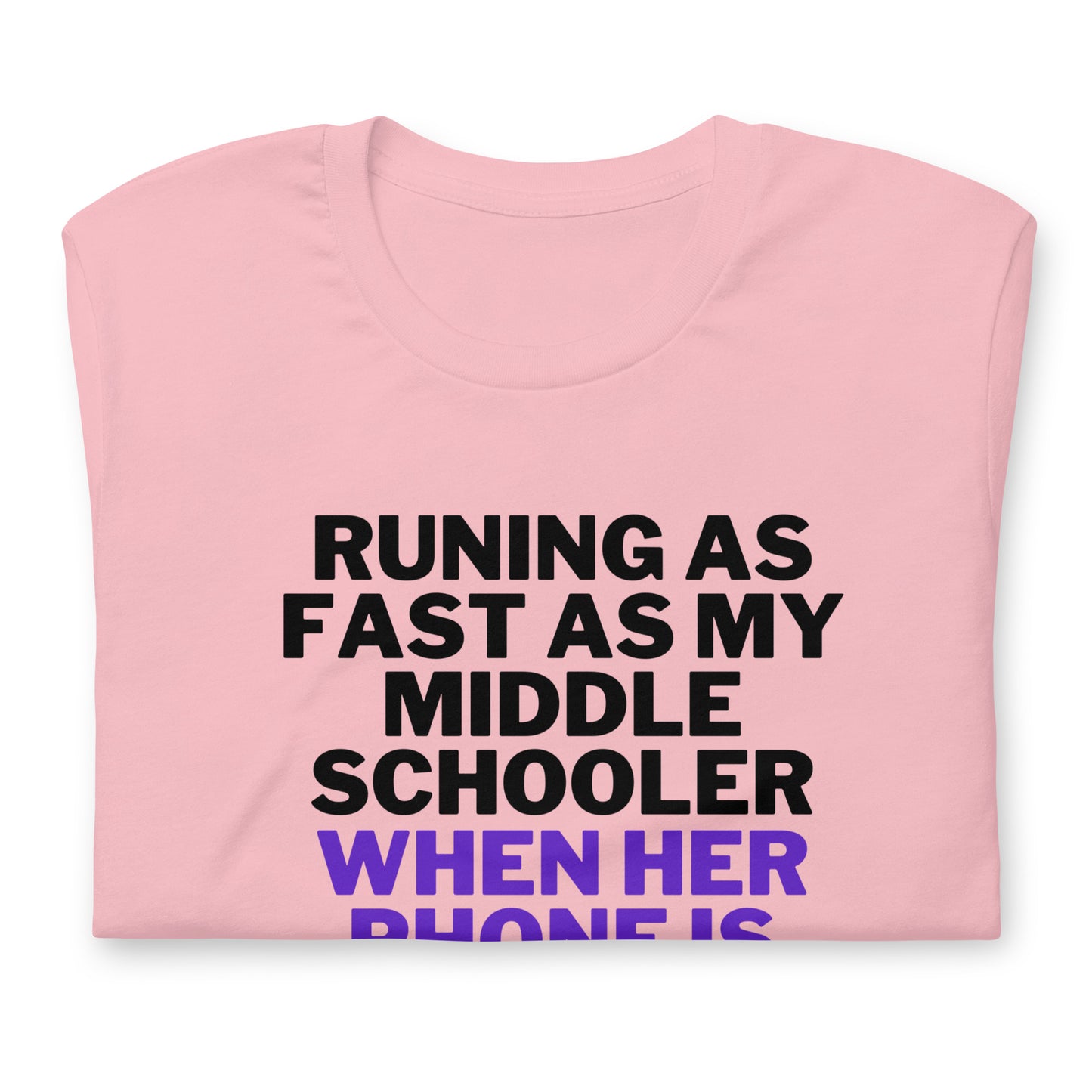 Her Phone Is At 1% T-Shirt