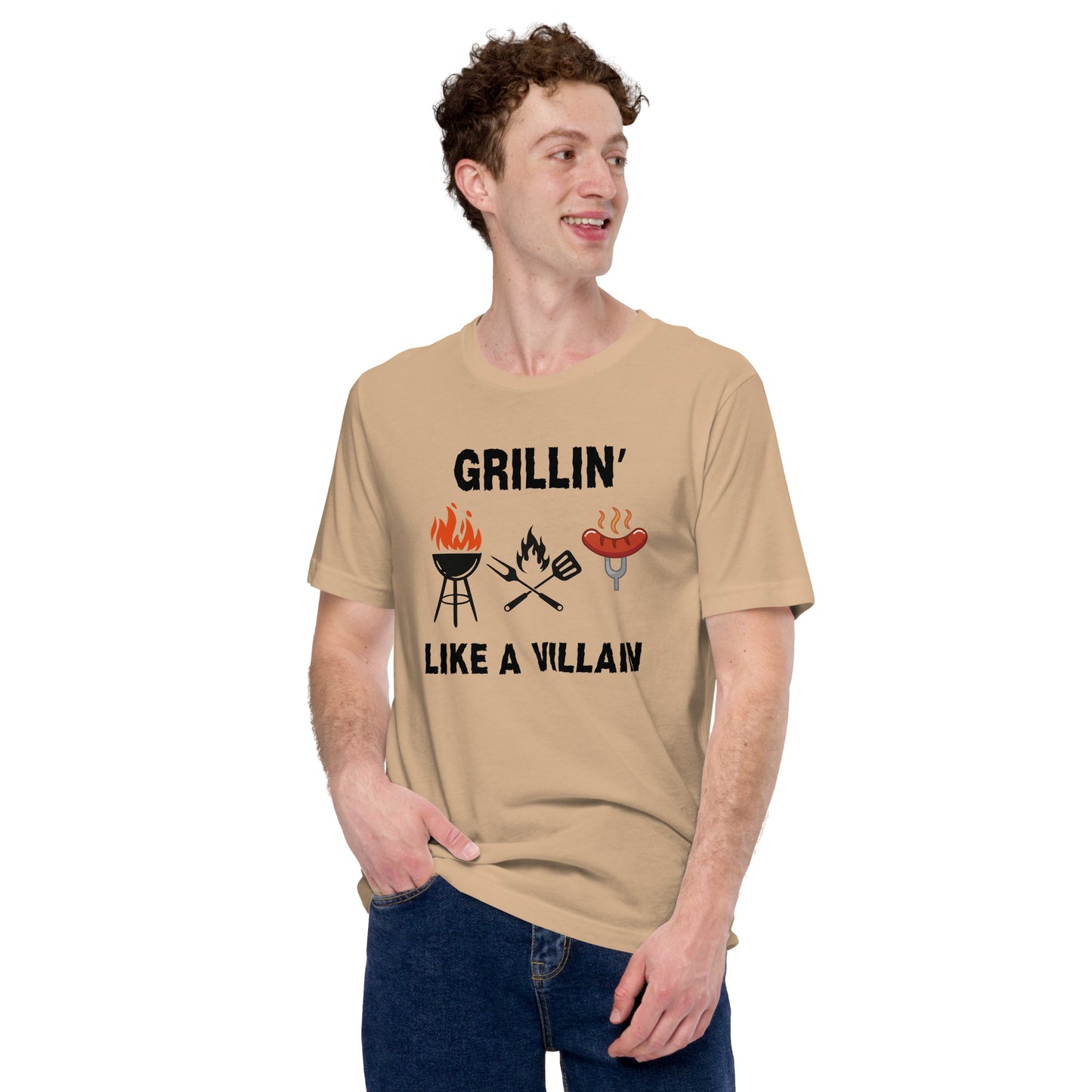 Grillin Like A Villain T-Shirt